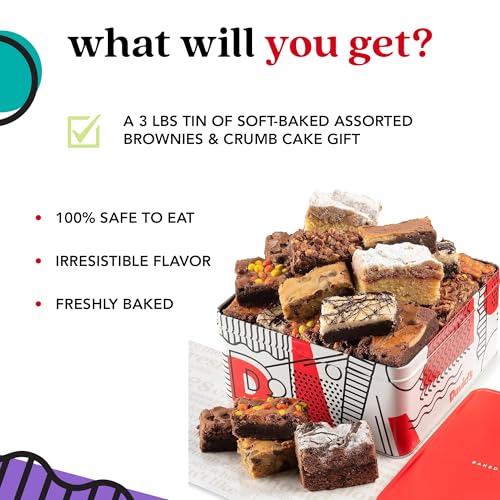 Assorted Brownies Gift Tin (38 Ounce)
