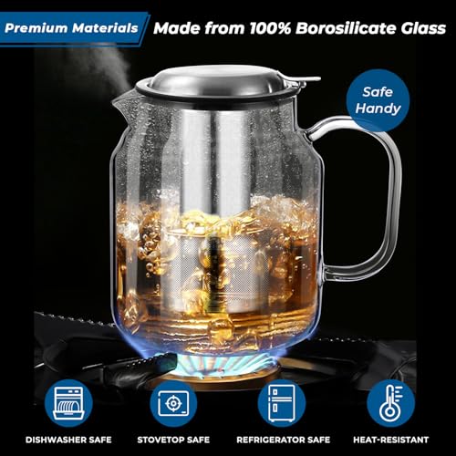 85oz Glass Teapot with Infuser (85 Count)