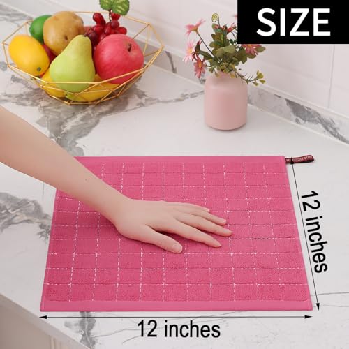 100% Cotton Terry Kitchen Towels (12 Count)
