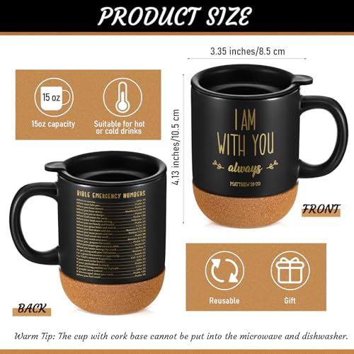 24 Set Christian Mugs Bulk Grandparents Day Gifts 15 oz (24 Count)