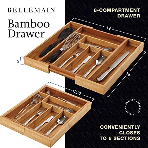 Bamboo Kitchen Drawer Organizer