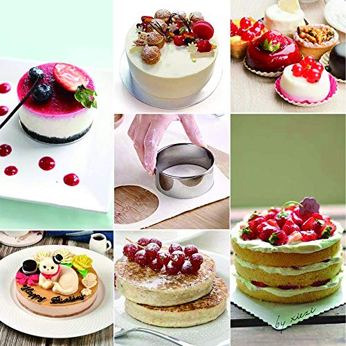 12 Pcs Round Cookie Biscuit Cutter Set (12 Count)