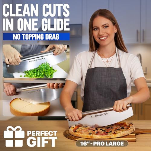 16 Inch Pizza Cutter Rocker Blade