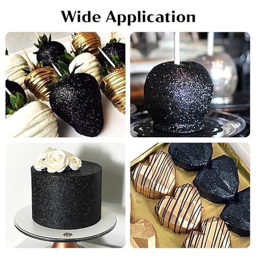 Black Edible Glitter
