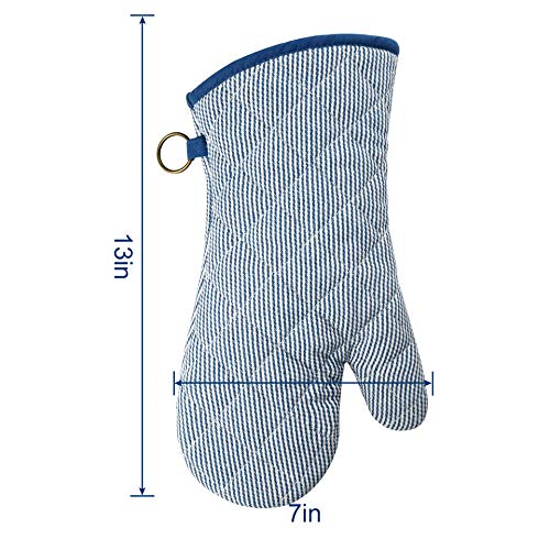 Yarn Dyed Oven Mitts 1 Pair