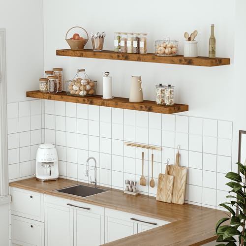 Deep Floating Shelves 55x10” Set of 1