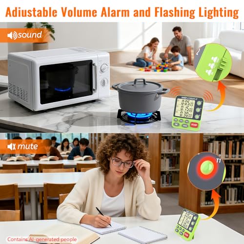Digital Dual Kitchen Timer