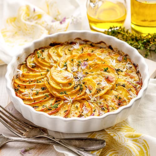 9.5 Inch Ceramic Tart Pan Set of 2
