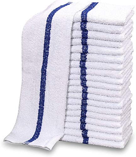 New Cotton Blend White Restaurant Bar Mops Kitchen Towels (36 Count)