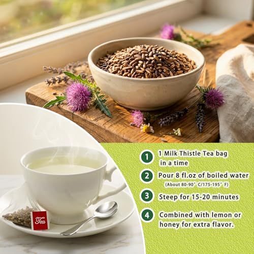 Milk Thistle Tea Bags (50 Count)