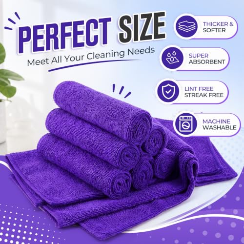 Car Microfiber Clean Cloths (60 Count)