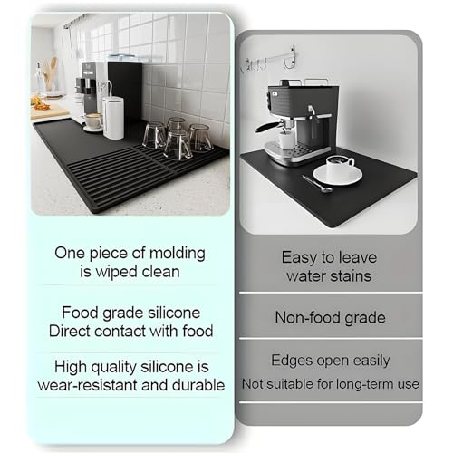 Silicone Coffee Mat for Countertop 24" x 16"