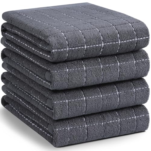 100% Cotton Terry Kitchen Towels (4 Count)
