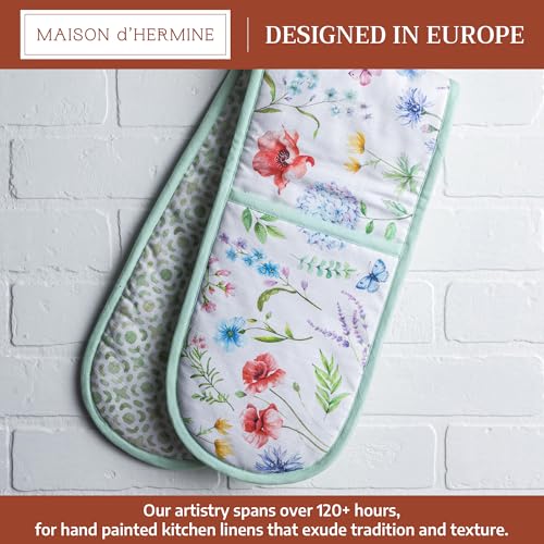 Double Oven Mitts 100% Cotton Double Oven Glove