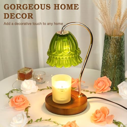 Flower Candle Warmer Lamp with Timer