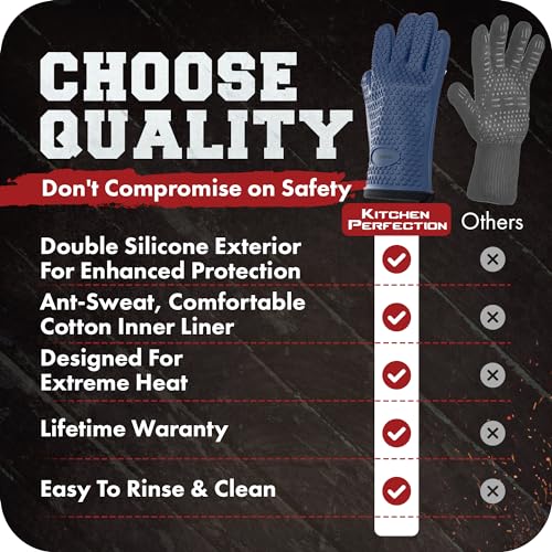 S Silicone Smoker BBQ Gloves (2 Count)