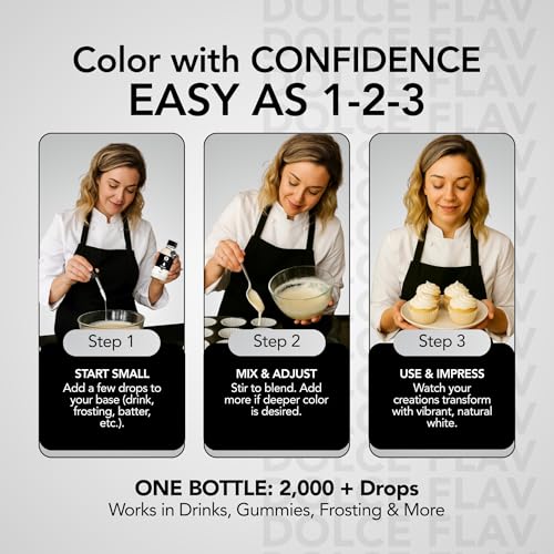 Natural White Liquid Food Coloring