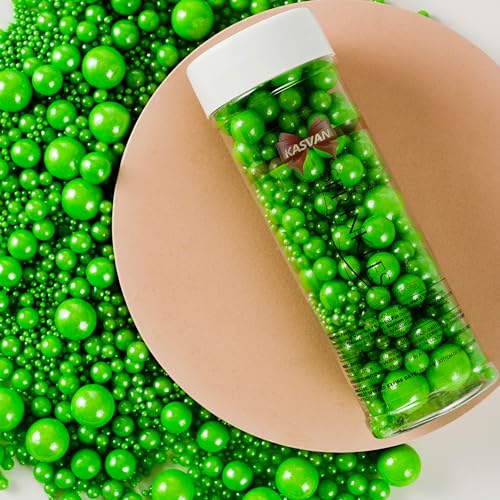 Halloween Green Pearl Sugar Sprinkles (4.58 Ounce)