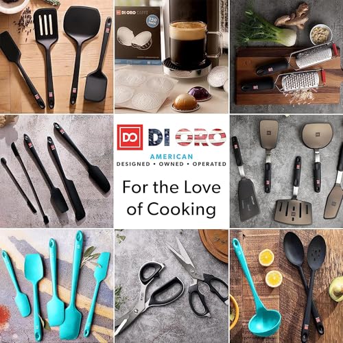 DI ORO Silicone Cooking Spoons (2 Count)