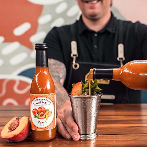 Peach Syrup for Cocktails (25.4 Fl Oz)