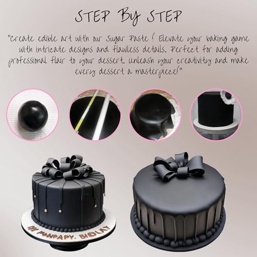 Black Fondant for Cake Decorating