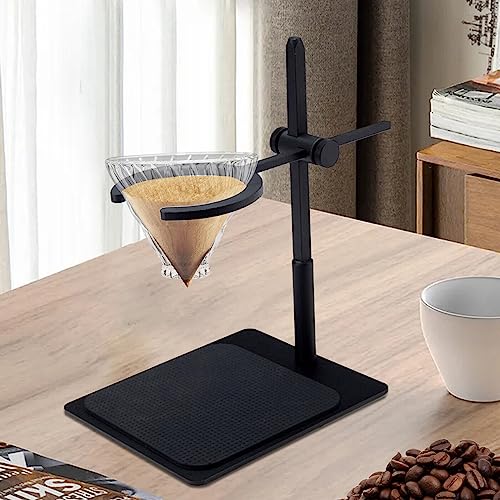 Coffee Dripper Holder Silicone Base Glass Funnel Stand Portable Coffee Dripper Rack Hight Adjustable for Home Kitchen