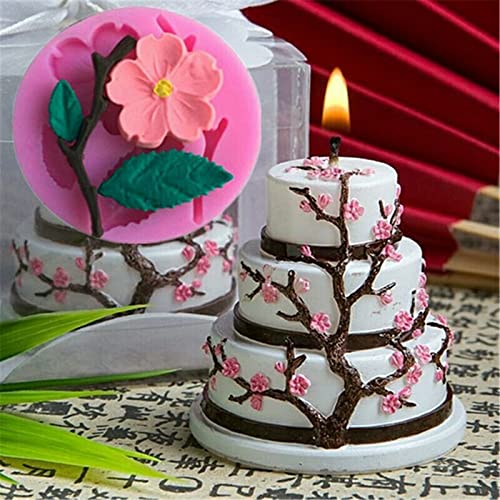 Flowers Fondant Molds Silicone Flower Molds for Cupcake Dessert