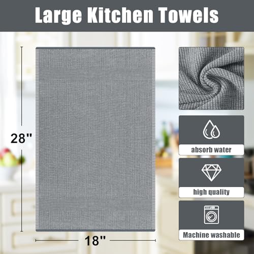 380 GSM Cotton Premium Kitchen Towels 8 Pack (8 Count)