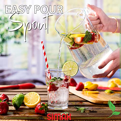 Large Glass Pitcher With Spout