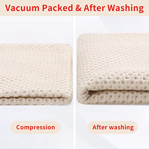 100% Cotton Waffle Weave Kitchen Dish Towels 6 (6 Count)