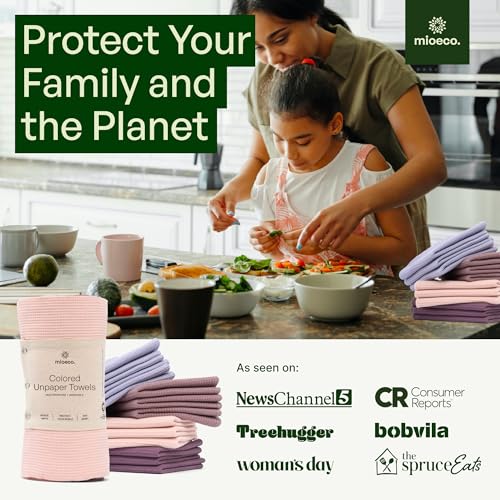 24 Pack Reusable Kitchen Paper Towels (24 Count)