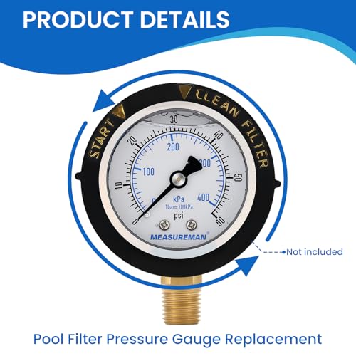 Pool Filter Pressure Gauge Replacement