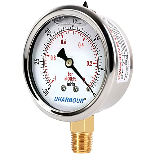 Glycerin Vacuum Pressure Gauge