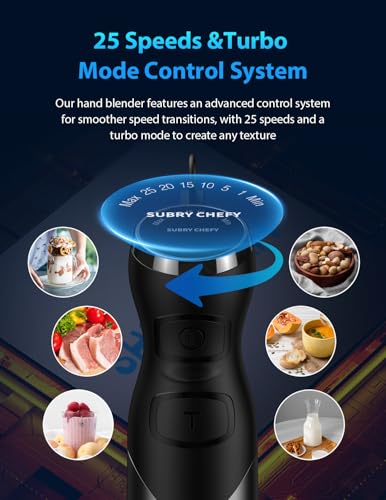 2025 New 1000W Immersion Blender Handheld