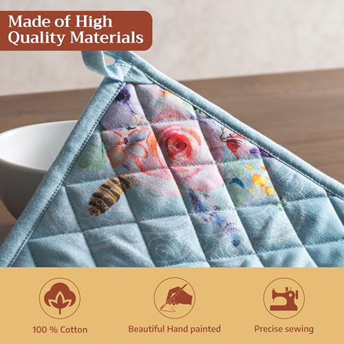 Pot Holders 100% Cotton Potholders (2 Count)