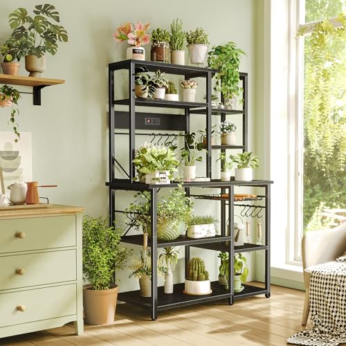 Large Bakers Rack with Power Outlets