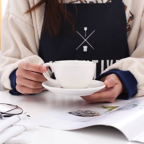 Double Espresso Coffee Cup and Saucer