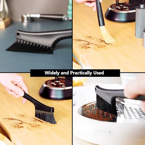 Espresso Coffee Machine Cleaning Brush Kit with Portafilter Cleaning Disc