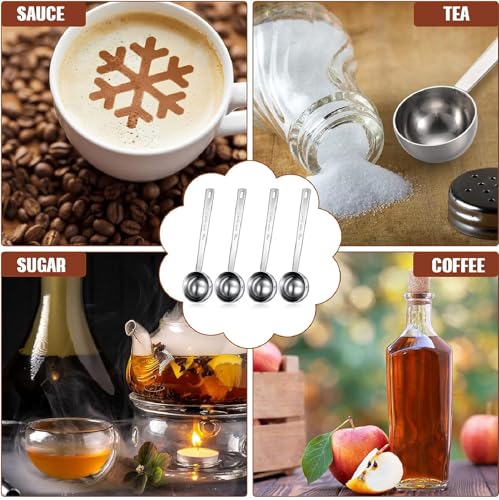8 Pcs 2 Tablespoon Scoops with Long Handle (8 Count)
