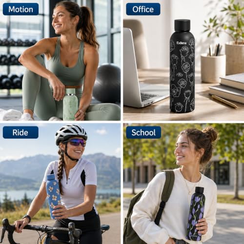 25oz Metal Water Bottle for Travel with Clip