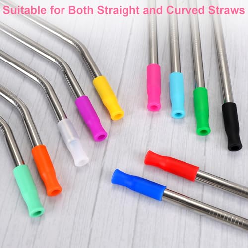 Silicone Straws Tips (22 Count)