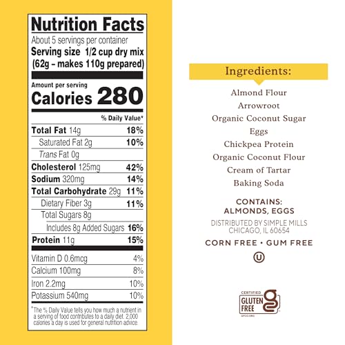 Almond Flour Protein Pancake Mix (10.4 Ounce)