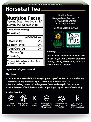 Horsetail Organic Herbal Tea (18 Count)