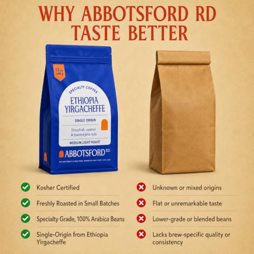 Ethiopia Yirgacheffe Ground Coffee (12 Ounce)
