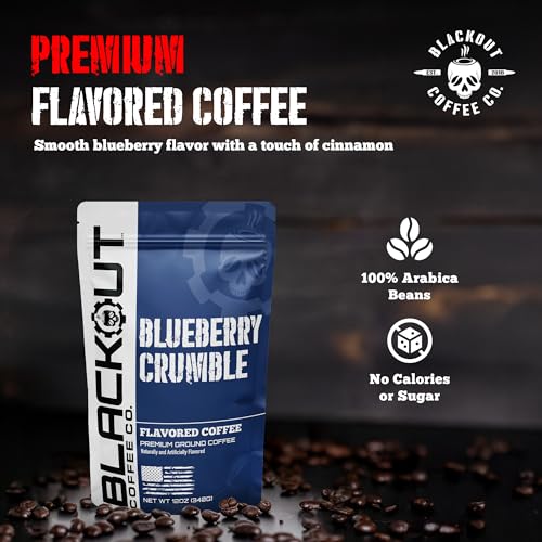 Blackout Coffee Blueberry Crumble Ground Coffee (12 Ounce)