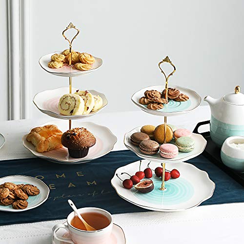 Sweejar 3 Tier Ceramic Cake Stand