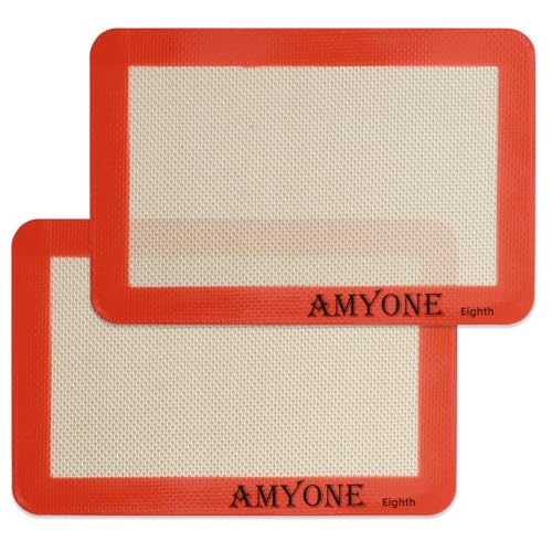 1 8 Sheet Silicone Baking Mats for 9x7" Toaster Oven