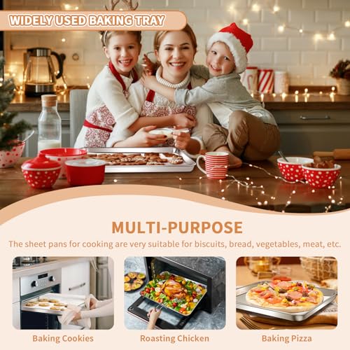 Stainless Steel Baking Sheet Pan Set of 2