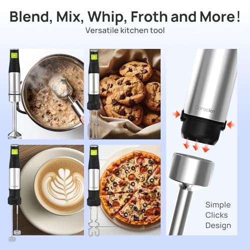 4 in 1 Immersion Hand Blender Max 1100W