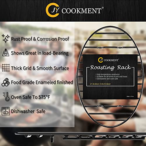 Roasting Rack with Integrated Feet
